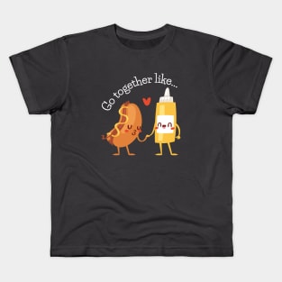 Go together like... Hotdog and Mustard Kids T-Shirt